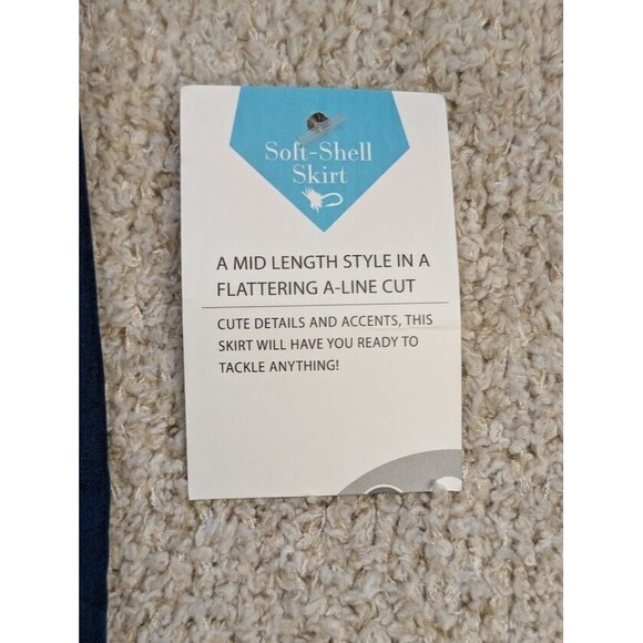 Fishe Allagash Fleece Lined Skirt Blue Women’s Size M - Picture 6 of 9